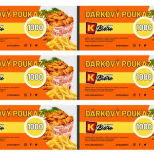 Dárkový poukaz 1000 Kč