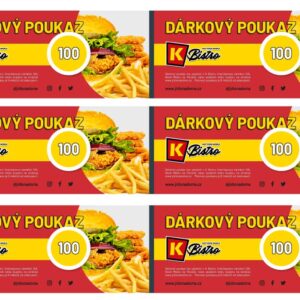 Dárkový poukaz 100 Kč