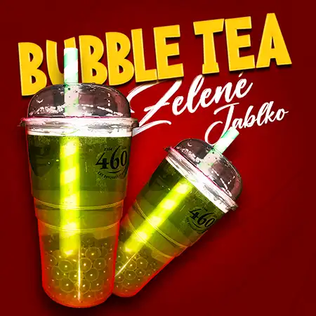 Bubble Tea Zelené Jablko 0,5l